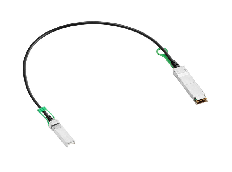 HPE Aruba Networking 50G QSFP56 to SFP56 0.65m DAC Cable netværkskabel Sort 0,65 m