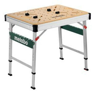 Metabo MWB 100 udendærs bord Beige, Metallic Rektangulær form