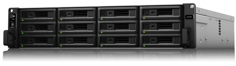 Synology RackStation SA3200D NAS & lagringsserver Stativ (2U) Intel® Xeon® D D-1521 8 GB DDR4 DiskStation Manager Sort, Grå