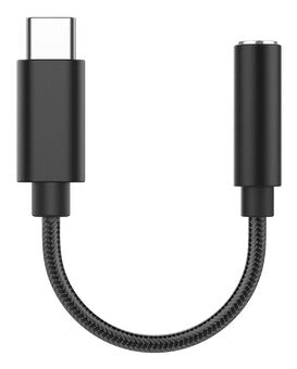 Fairphone ACADAP-3ZW-WW1 kabel kønsskifter USB-C Mini Audio Jack Sort
