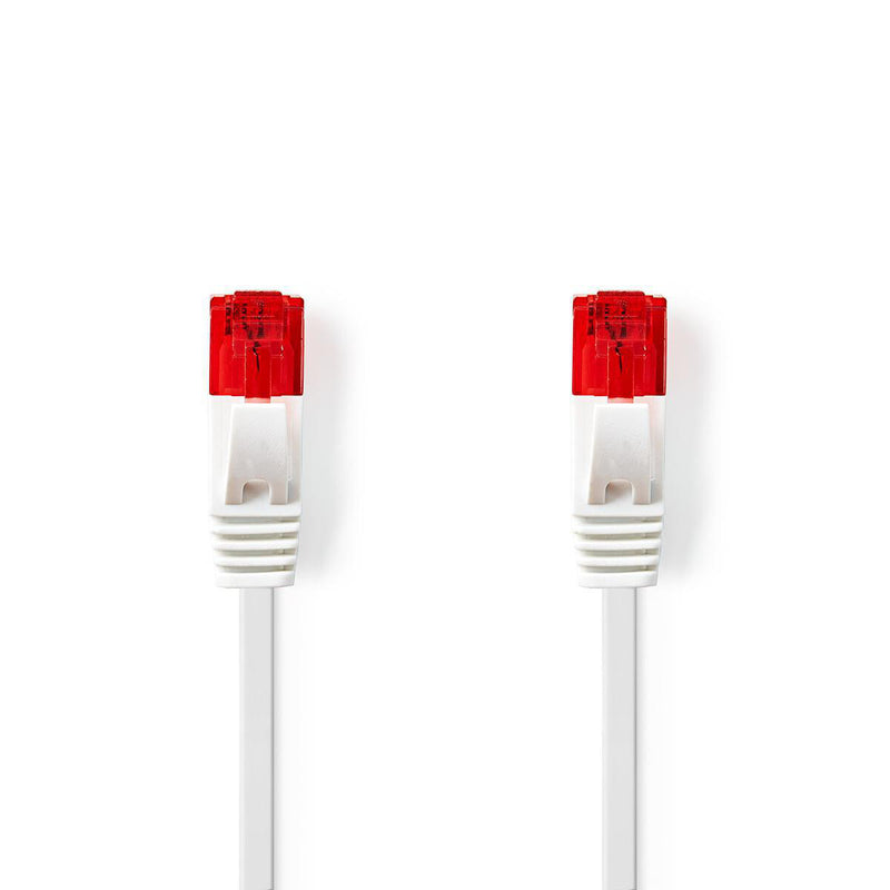 Nedis CCGP85216WT100 netværkskabel Hvid 10 m Cat6 U/UTP (UTP)