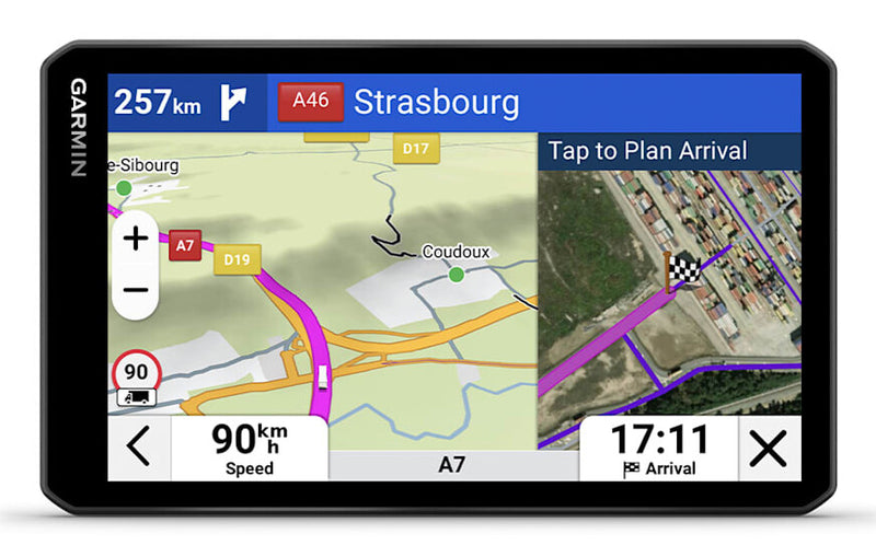 Garmin dēzl LGV720 navigator Fastgjort 17,6 cm (6.95") TFT Berøringsskærm 242 g Sort