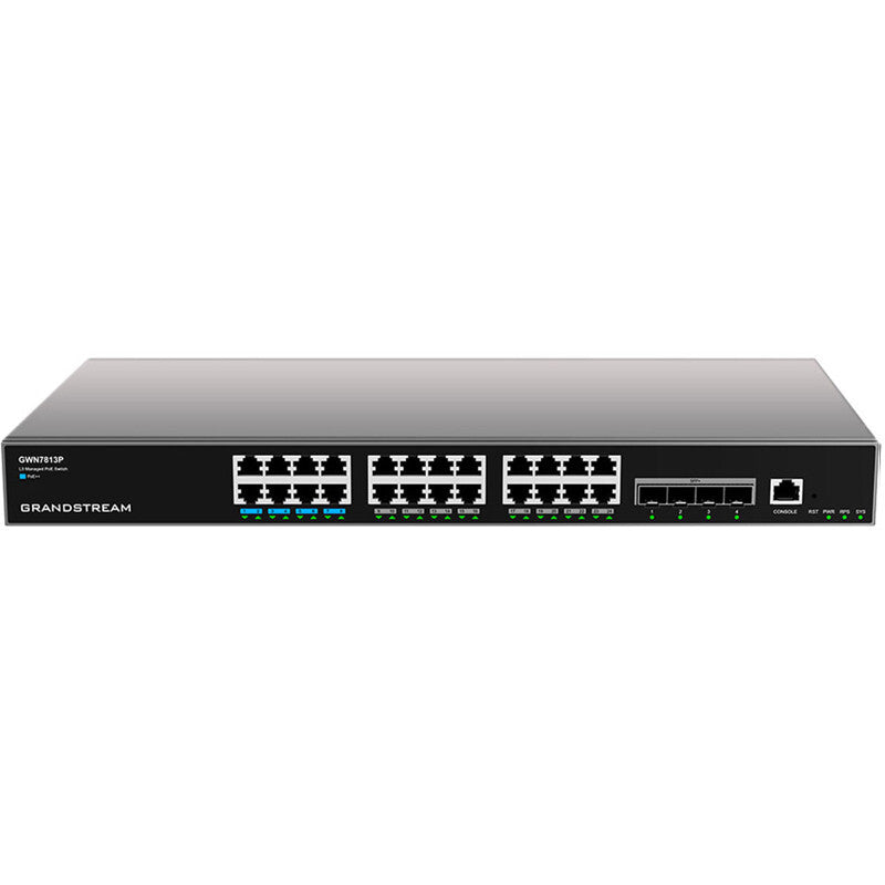 Grandstream Networks GWN7813P netværksswitch Administreret L3 Gigabit Ethernet (10/100/1000) Strøm over Ethernet (PoE) Grå