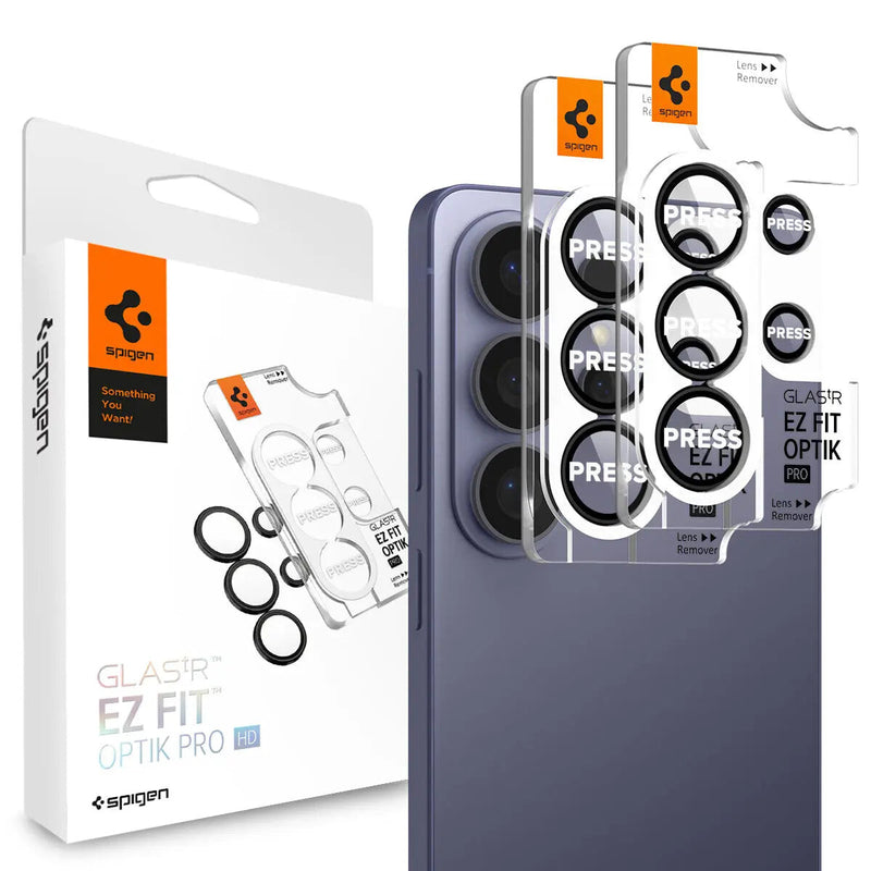 Spigen GLAS.tR EZ Fit Optik Pro HD Beskyttelse af kameralinsen Samsung 2 stk