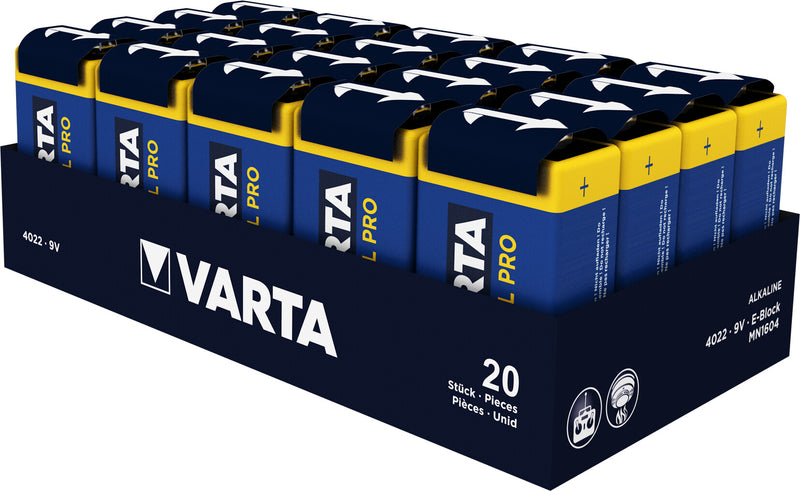 Varta 04022211111 Engangsbatteri 9V Alkaline