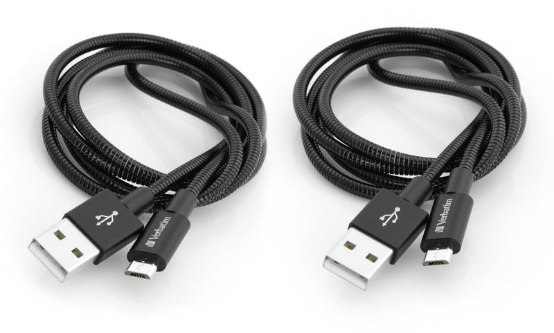 Verbatim 48874 USB-kabel USB 3.2 Gen 1 (3.1 Gen 1) 1 m Micro-USB A USB A Sort