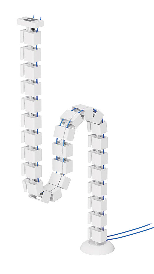 Neomounts ADS06-132WH kabelorganisator Skrivebord Kabelguide Hvid 1 stk