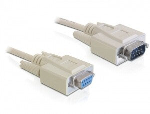 DeLOCK RS-232 3m serielkabel Beige SUB-D 9