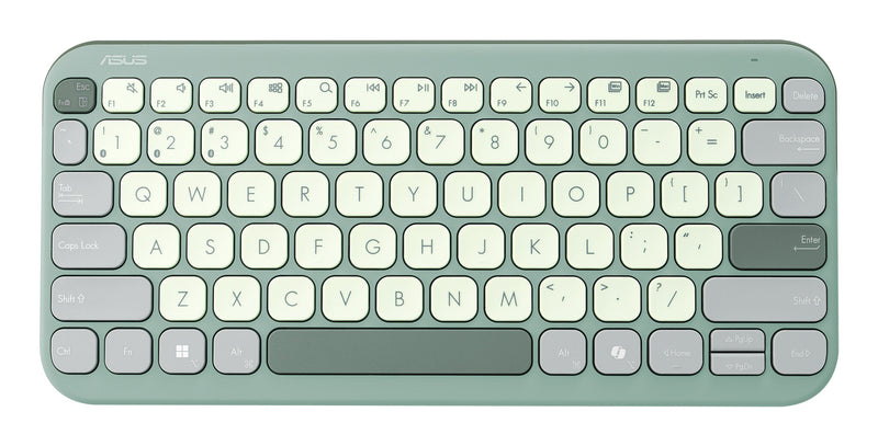 ASUS Marshmallow Keyboard KW100 tastatur Hjem Bluetooth QWERTZ Tysk Grøn