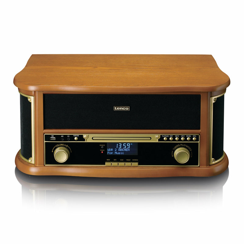 Lenco TCD-2571WD 10 W Træ