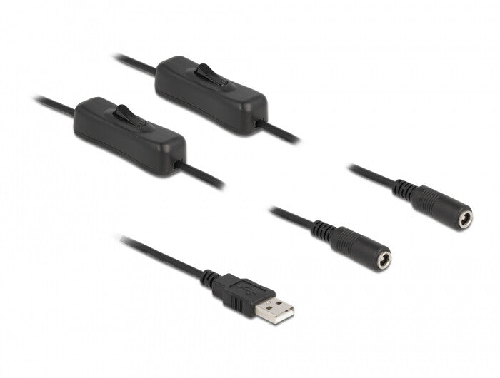 DeLOCK 86797 el-ledning Sort 1 m USB A