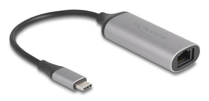 DeLOCK 81570 kabel kønsskifter USB Type-C RJ-45 Anthracit
