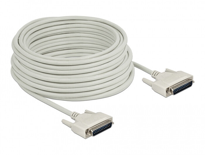 DeLOCK 84539 serielkabel Beige 20 m D-Sub 25 Pin