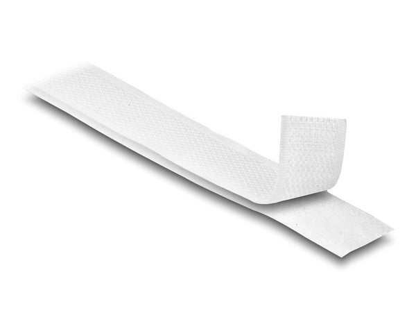 DeLOCK 20922 velcro lynlås Nylon, Polyester Hvid 1 stk