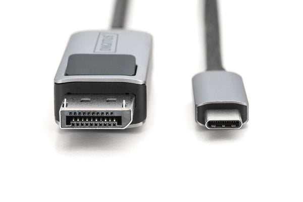 Digitus DB-300334-020-S videokabel adapter 2 m USB Type-C DisplayPort Sort