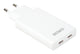Deltaco USB-C wall charger 67 W, 2x USB-C PD, slim, tot 67 W, white
