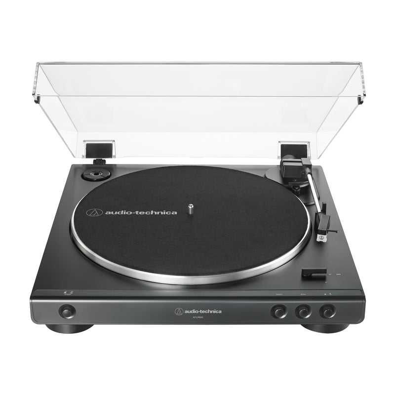 Audio-Technica AT-LP60X Bæltedrevet pladespiller Sort Fuld automatisk