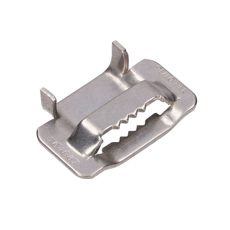 Extralink CLAMP FOR STEEL STRAP 20MM WITH JAGS Endeklemme 2 cm Rustfrit stål