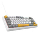 Inca IKG-457 tastatur Spil USB QWERTY Tysk Hvid
