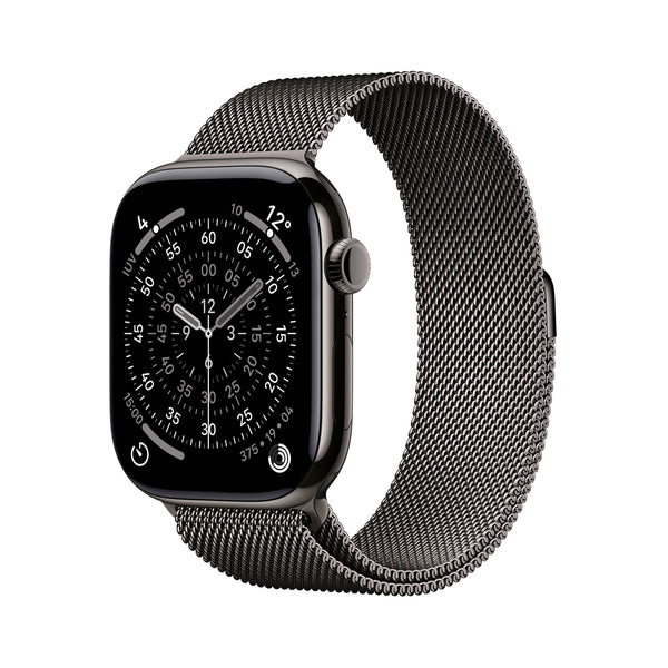 Apple Watch Series 11 OLED 46 mm Digital 416 x 496 pixel Berøringsskærm 5G Titanium Wi-Fi GPS (satellit)