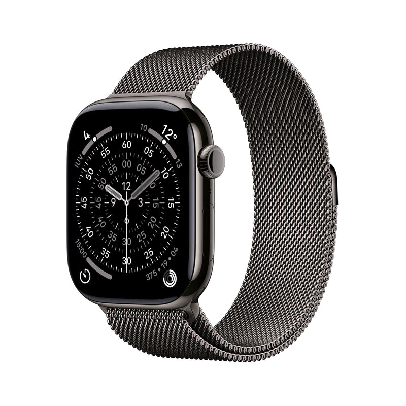 Apple Watch Series 11 OLED 46 mm Digital 416 x 496 pixel Berøringsskærm 5G Titanium Wi-Fi GPS (satellit)