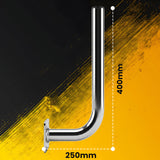Extralink L250X400 BALCONY HANDLE MOUNT WITH U-BOLTS M8