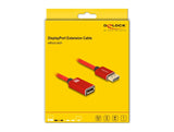 DeLOCK 81082 DisplayPort kabel 2 m Rød