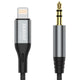 DUDAO audio cable Lightning - mini jack 3.5mm 1m gray L11PRO - Kabel - Audio/Multimedia Grå