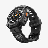 Spigen Rugged Armor Pro Band Sort Termoplastisk polyurethan (TPU)