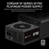 Corsair SF Series CP-9020284-EU enhed til strømforsyning 750 W 24-pin ATX SFX Sort