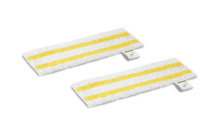 Kärcher Universal floor cloth set EasyFix Moppe engangsklud Hvid, Gul