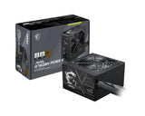 MSI MAG A750BN PCIE5 II enhed til strømforsyning 750 W 24-pin ATX ATX Sort