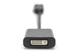 Digitus DB-340414-001-S videokabel adapter 0,15 m Mini DisplayPort DVI-I Sort