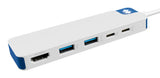 Targus HyperDrive Ledningsført USB 3.2 Gen 1 (3.1 Gen 1) Type-C Hvid