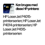 HP Original 64A LaserJet-tonerpatron, sort