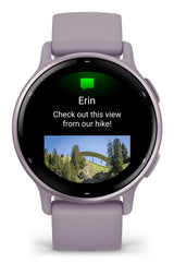Garmin Vivoactive 5 3,05 cm (1.2") AMOLED Digital 390 x 390 pixel Berøringsskærm Violet Wi-Fi GPS (satellit)