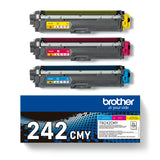 Brother TN-242CMY tonerpatron 1 stk Original Blå, Magenta, Gul