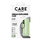 PanzerGlass CARE™ by ® Urban Explorer Case Transparent m. Sort MagSafe iPhone 17
