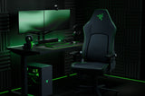 Razer Iskur V2 NewGen Gaming lænestol Polstret sæde Sort, Grøn