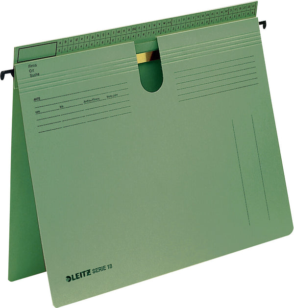 Leitz SERIE 18 hængemappe Pap A4 Grøn