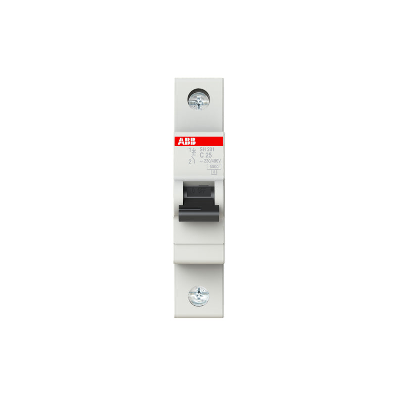 ABB SH201-C25 kredsløbsafbryder Miniature strømafbryder 1