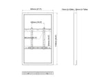Multibrackets 1140 kabinet til skiltedisplay