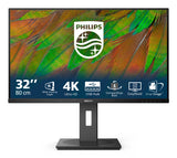 Philips 3000 series 32B1N3800/00 computerskærm 80 cm (31.5") 3840 x 2160 pixel 4K Ultra HD LCD Sort