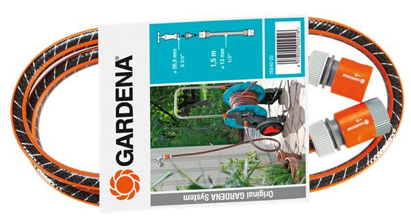 Gardena 18040-20 haveslange 1,5 m Sort, Orange