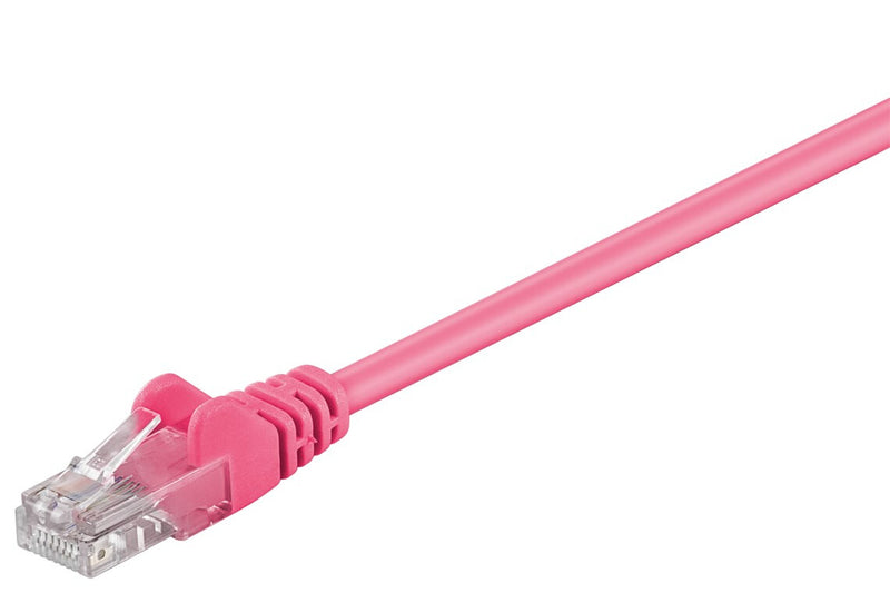 Goobay 95238 netværkskabel Magenta 5 m Cat5e U/UTP (UTP)