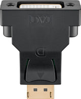 Goobay 51720 kabel kønsskifter DisplayPort DVI-D Sort