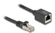 DeLOCK 88052 netværkskabel Sort 0,5 m Cat6a S/FTP (S-STP)