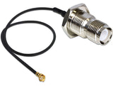 DeLOCK 88464 signalkabel 0,2 m Sort, Guld, Sølv