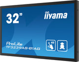 iiyama TF3239AS-B1AG computerskærm 80 cm (31.5") 1920 x 1080 pixel Fuld HD LED Berøringsskærm Sort