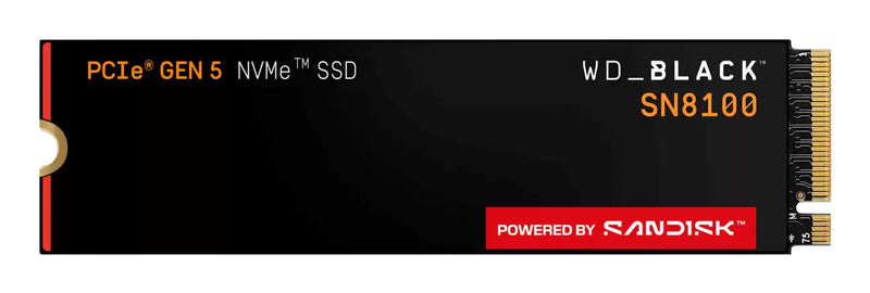 Western Digital WD_BLACK SN8100 NVMe 8 TB M.2 PCI Express 5.0 TLC 3D NAND